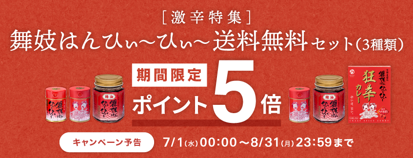 【期間限定】舞妓はんひぃ～ひぃ～送料無料セットポイント５倍