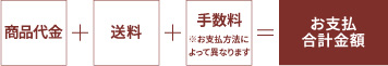 お支払金額合計