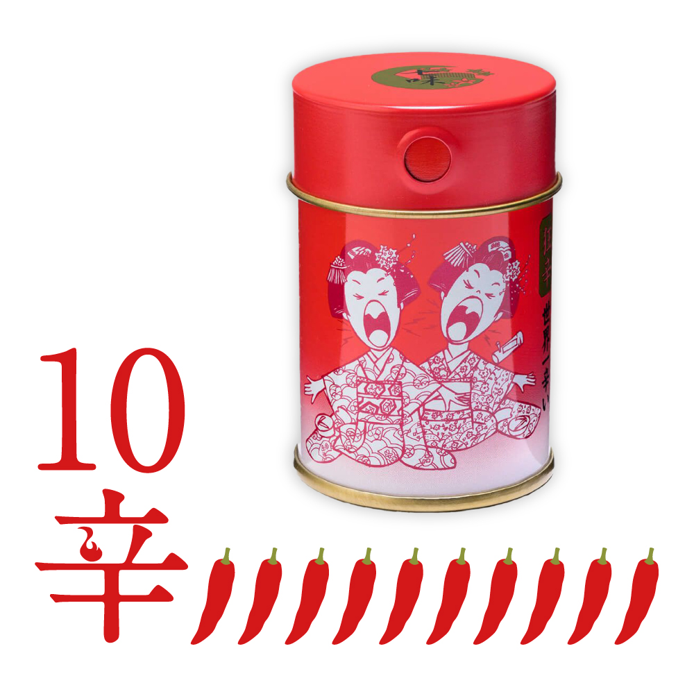 舞妓はんひぃ～ひぃ～七味　缶