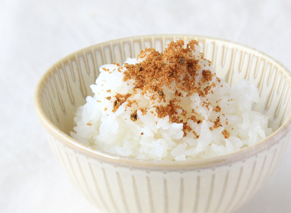 京のおだしふりかけ山椒と白ご飯