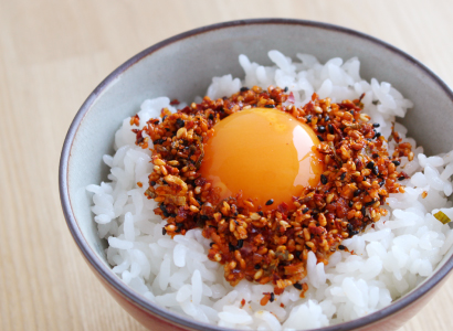 京らー油ふりかけ_卵かけご飯