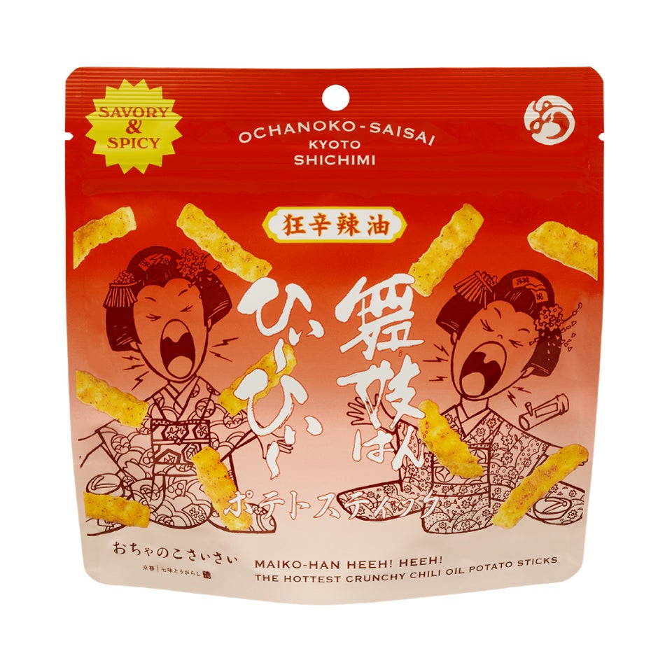 舞妓はんひぃ～ひぃ～ラー油ポテトスティック5袋セット